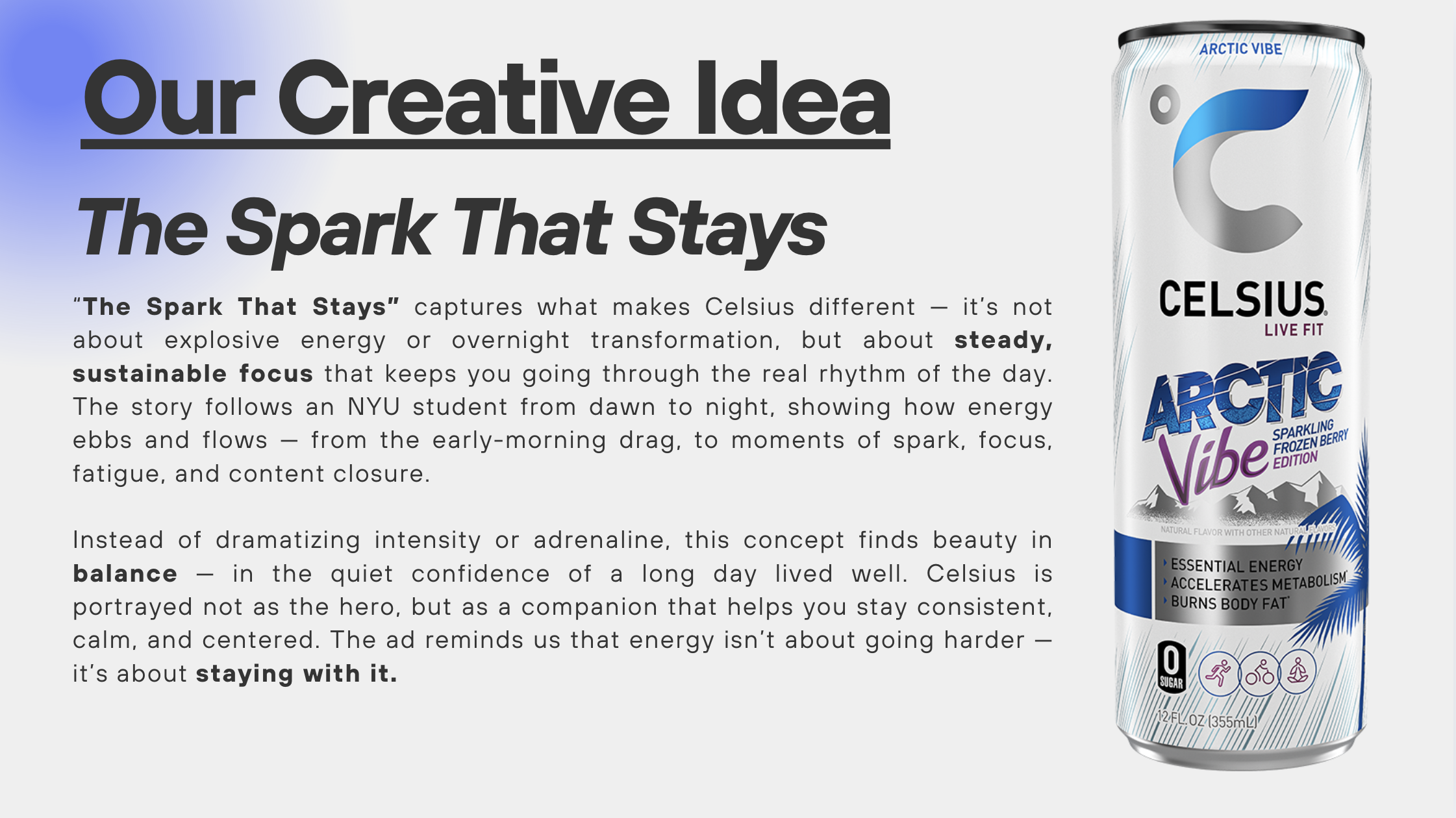 Celsius AI Marketing Campaign Preview